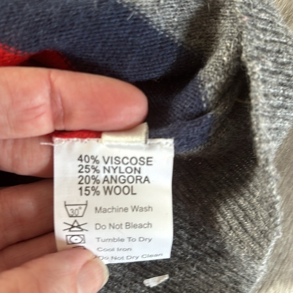 LOULOU Women's Colorblock Cardigan Sz L - Picture 7 of 8